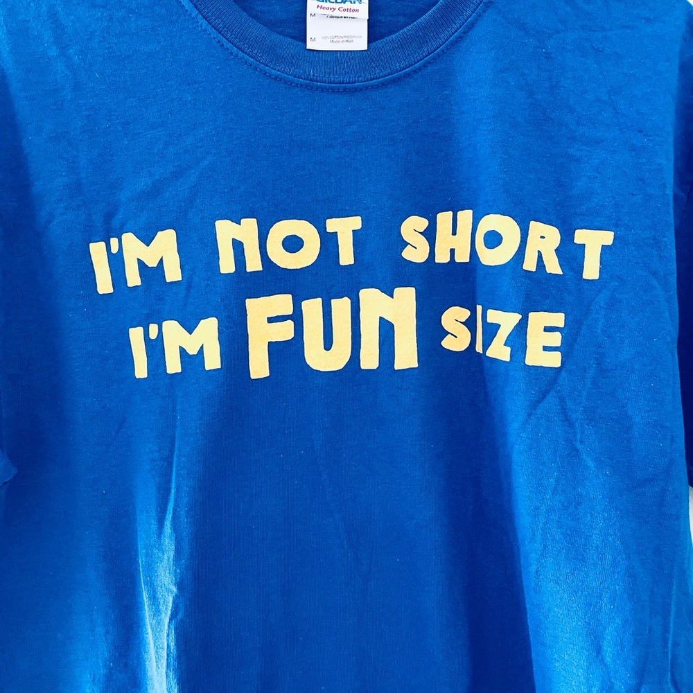 Fun Size Blue and Yellow T-Shirt / Medium / Good Condition